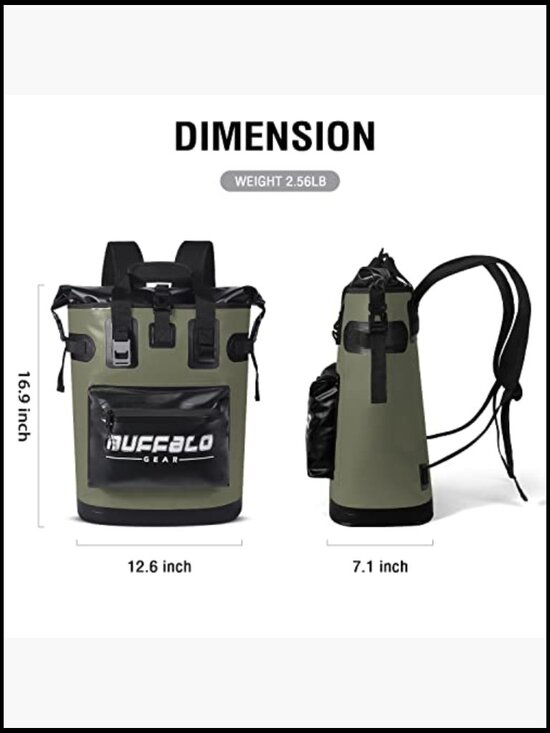 Insulated Cooler Backpack 18L Leakproof Camping Hiking Picnic Beach Portable Bag main image 4
